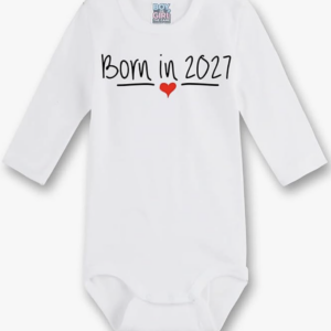 Babybody "Born in 2027" - Geschenk zur Geburt